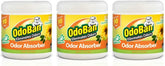 OdoBan Solid Odor Absorber Eliminator for Home and Small Spaces, Citrus Scent, 14 Ounces Each, 3-Pack