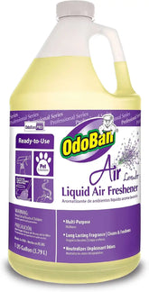 OdoBan Professional Series Ready-to-Use Air Lavender Liquid Air Freshener, Made in the USA, Lavender Scent, 1 Gallon