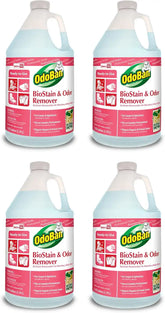 OdoBan Professional Cleaning and Odor Control Solutions, Ready-to-Use Biostain and Odor Remover, Made in the USA, 4 Gallons