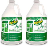 OdoBan Professional Series Ready-to-Use Air Spring Fresh Liquid Air Freshener, Made in the USA, Spring Fresh Scent Clear, 2-Pack, 1 Gallon Each